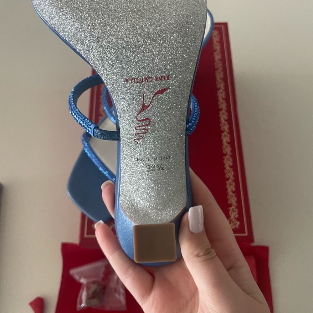 SOLD Rene Caovilla Bessie Crystal Sandals - Picture 8 of 11